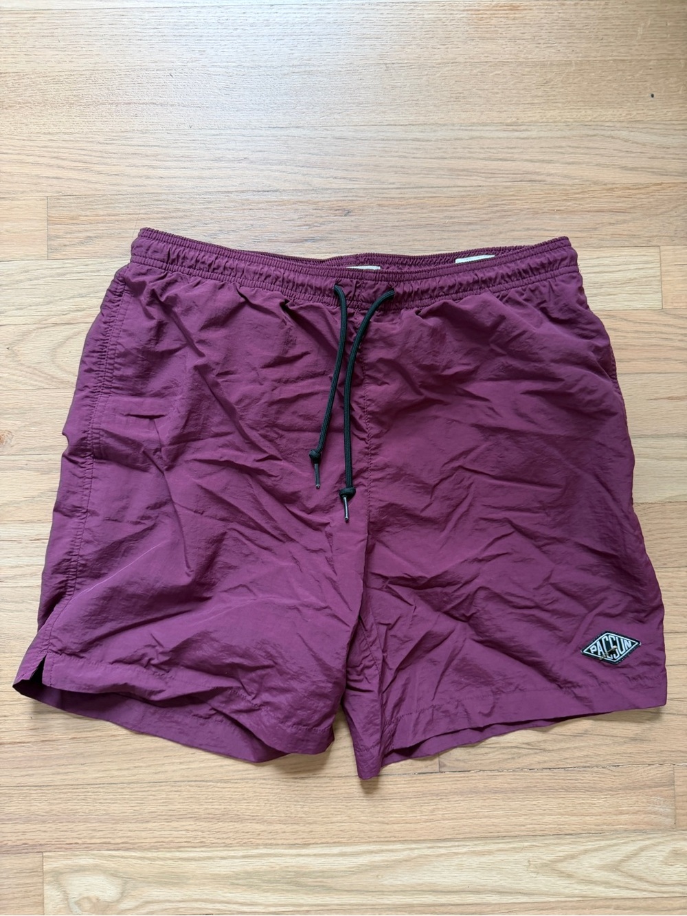 PacSun Men's Maroon Swim Trunks